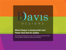Tablet Screenshot of bdavis-designs.com
